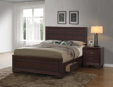 Kauffman Dark Cocoa California King Storage Bed from Coaster - Luna Furniture