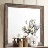 Kauffman Washed Taupe Rectangular Mirror (Mirror Only) from Coaster - Luna Furniture