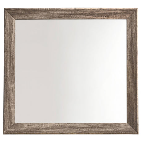 Kauffman Washed Taupe Rectangular Mirror (Mirror Only) from Coaster - Luna Furniture