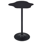Keanu Black Pedestal Cloud-Shaped Top Bar Table from Coaster - Luna Furniture