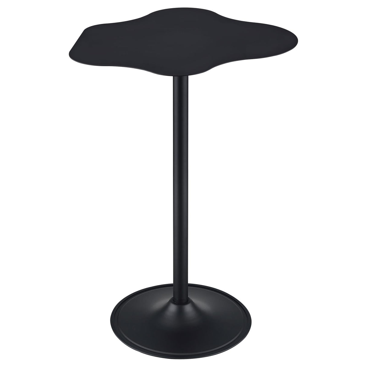 Keanu Black Pedestal Cloud-Shaped Top Bar Table from Coaster - Luna Furniture