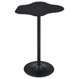 Keanu Black Pedestal Cloud-Shaped Top Bar Table from Coaster - Luna Furniture