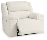 Keensburg Linen Oversized Power Recliner from Ashley - Luna Furniture