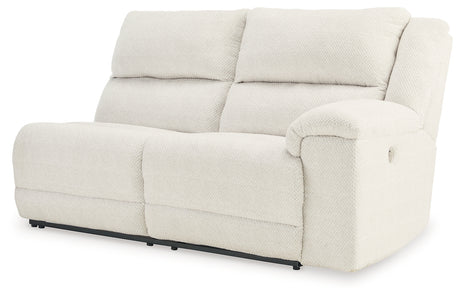 Keensburg Linen Right-Arm Facing Power Reclining Loveseat from Ashley - Luna Furniture