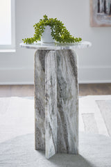 Keithwell Gray Accent Table from Ashley - Luna Furniture