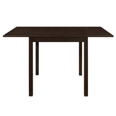 Kelso Cappuccino Rectangular Dining Table with Drop Leaf from Coaster - Luna Furniture