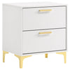 Kendall 2-drawer Nightstand White - 224402 - Luna Furniture
