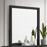 Kendall Black Square Dresser Mirror (Mirror Only) from Coaster - Luna Furniture