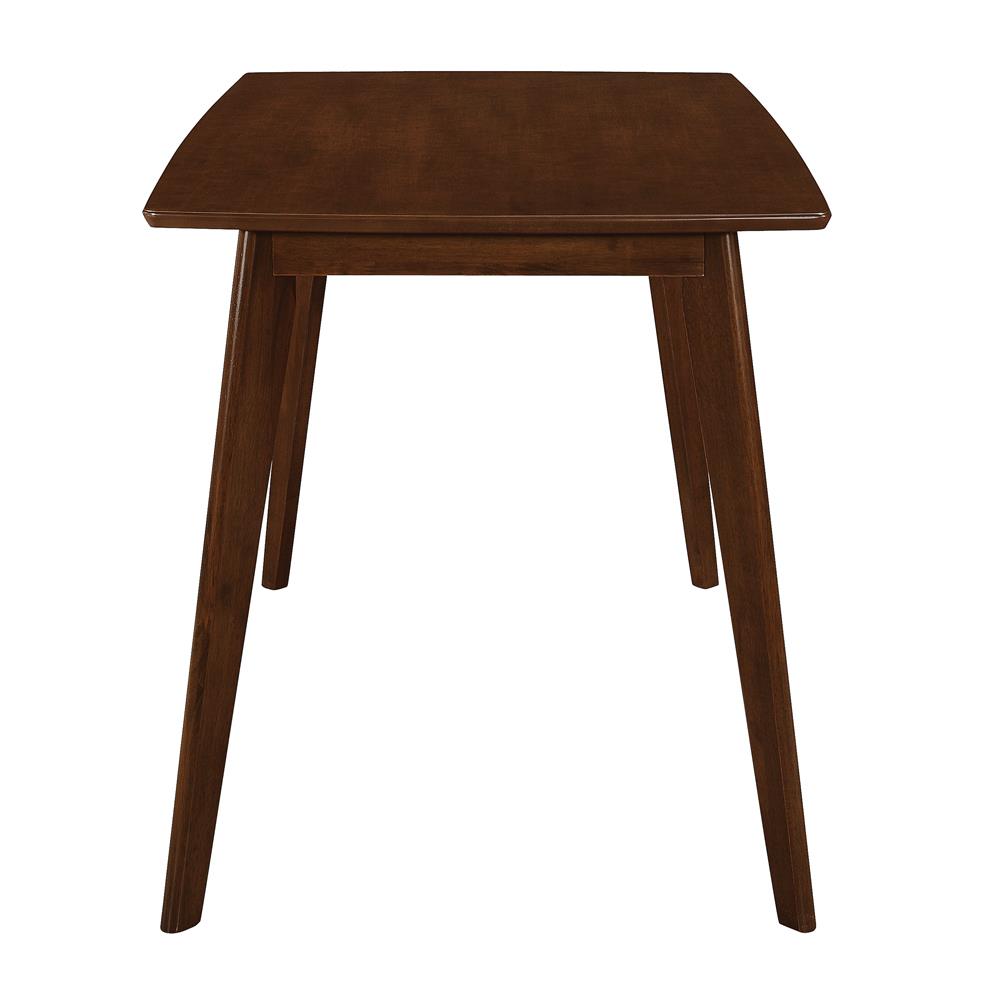 Kersey Dining Table with Angled Legs Chestnut - 103061 - Luna Furniture