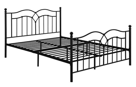 Klossen Metal Queen Bed Black - 422763Q - Luna Furniture