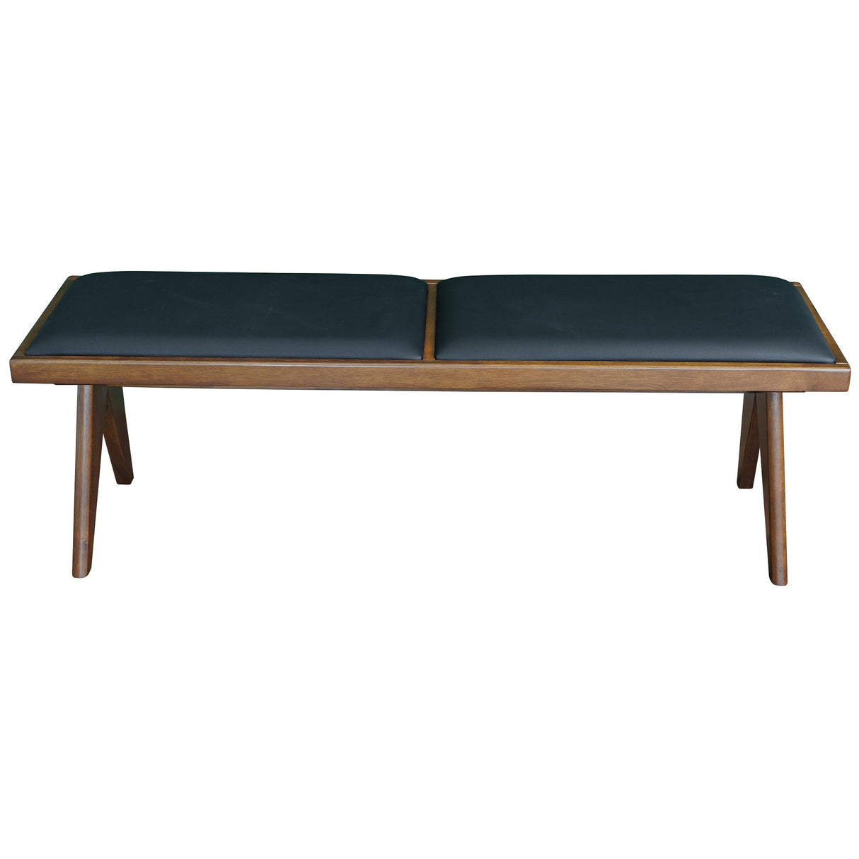 Kody Black Vegan Leather Bench from Midinmod - Luna Furniture
