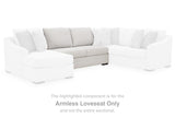 Koralynn Stone Armless Loveseat from Ashley - Luna Furniture