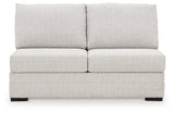 Koralynn Stone Armless Loveseat from Ashley - Luna Furniture