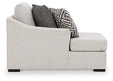 Koralynn Stone Left-Arm Facing Corner Chaise from Ashley - Luna Furniture