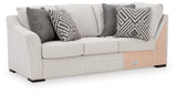 Koralynn Stone Left-Arm Facing Sofa with Corner Wedge from Ashley - Luna Furniture