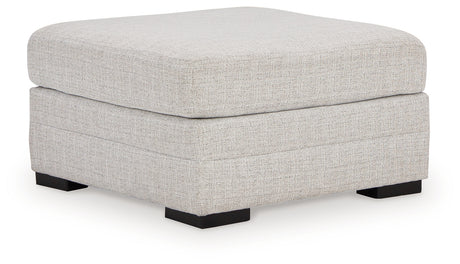 Koralynn Stone Oversized Accent Ottoman from Ashley - Luna Furniture