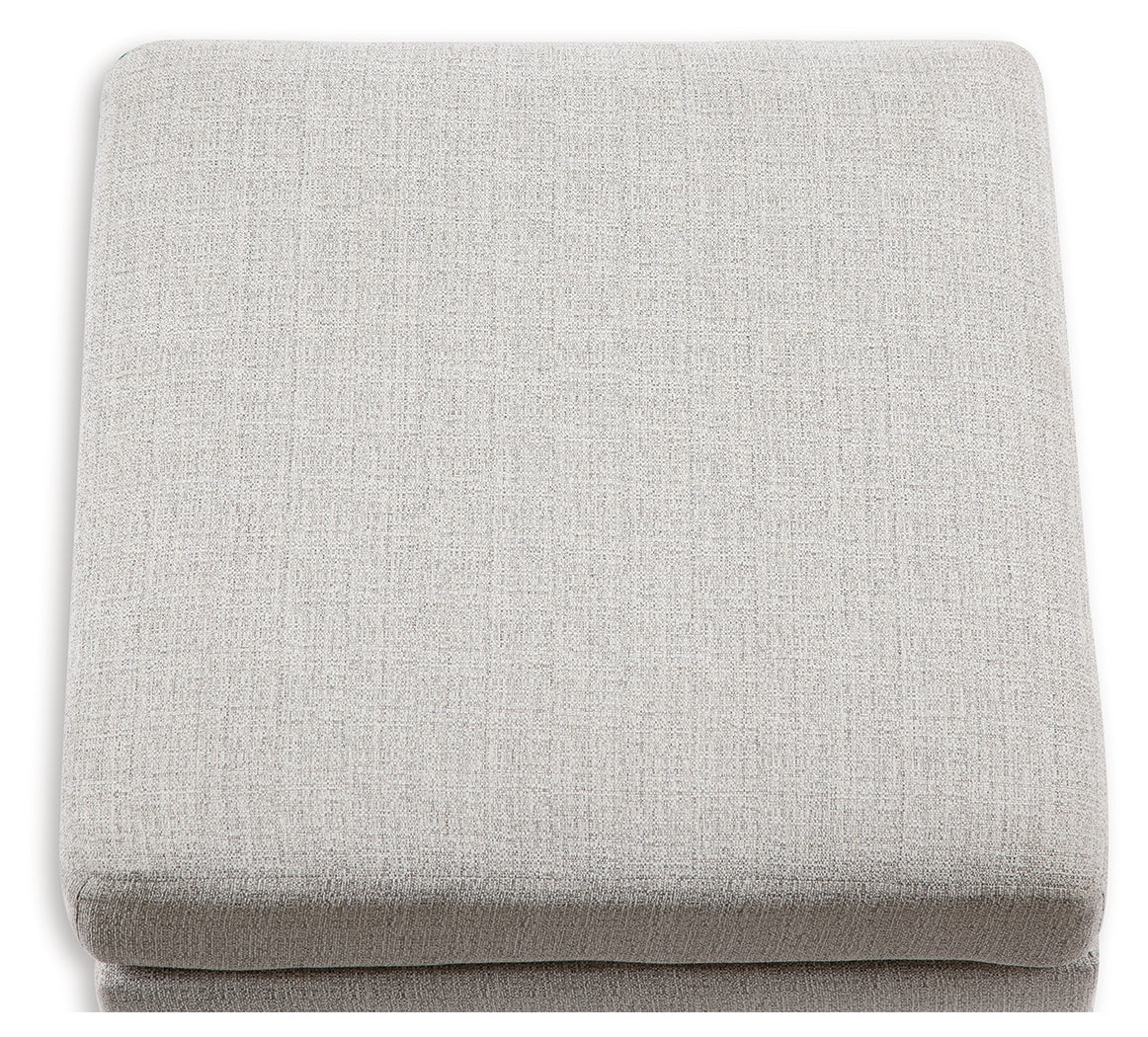 Koralynn Stone Oversized Accent Ottoman from Ashley - Luna Furniture