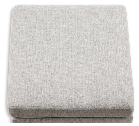 Koralynn Stone Oversized Accent Ottoman from Ashley - Luna Furniture