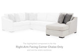 Koralynn Stone Right-Arm Facing Corner Chaise from Ashley - Luna Furniture