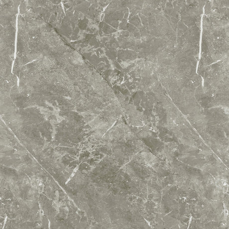 Lainey Gray and Gunmetal Faux Marble Round Top End Table from Coaster - Luna Furniture