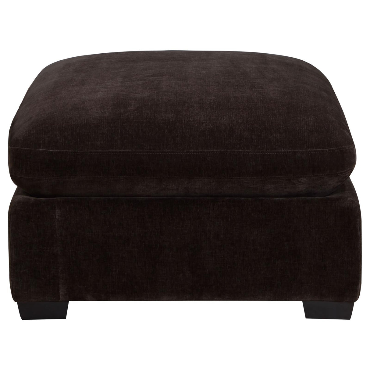 Lakeview Dark Chocolate Upholstered Ottoman from Coaster - Luna Furniture