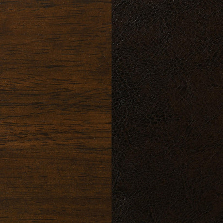 Lambert Dark Cherry Pub Height Swivel Bar Stool from Coaster - Luna Furniture