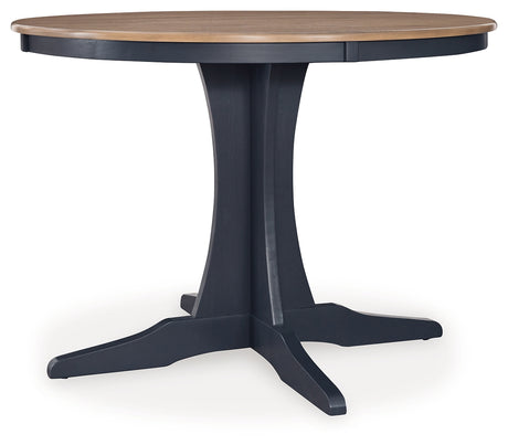 Landocken Brown/Blue Dining Table - D502-15 - Luna Furniture