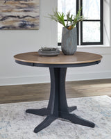 Landocken Brown/Blue Dining Table from Ashley - Luna Furniture