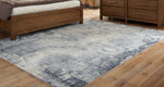 Langrich Blue/Gray/Cream Medium Rug - R406132 - Luna Furniture