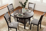 Langwest Brown Dining Table and 4 Chairs (Set of 5) - D422-225 - Luna Furniture