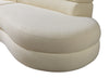 Larissa Ivory Boucle Curved Sectional - LARISSAIVORY-SEC - Luna Furniture