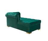 Lauren Green Velvet Double Chaise Sectional from Nova Furniture - Luna Furniture