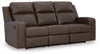 Lavenhorne Granite Reclining Sofa with Drop Down Table - 6330689 - Luna Furniture