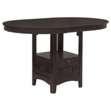 Lavon Espresso and Black Counter Height Dining Set from Coaster - Luna Furniture