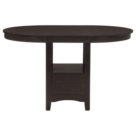 Lavon Espresso and Black Counter Height Dining Set from Coaster - Luna Furniture
