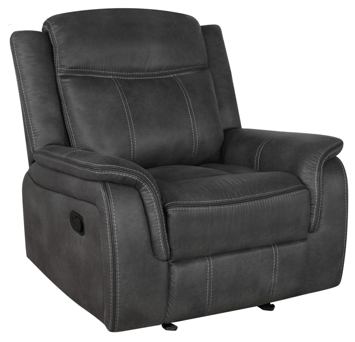 Lawrence Recliner Upholstered Tufted Back Glider from Coaster - Luna Furniture