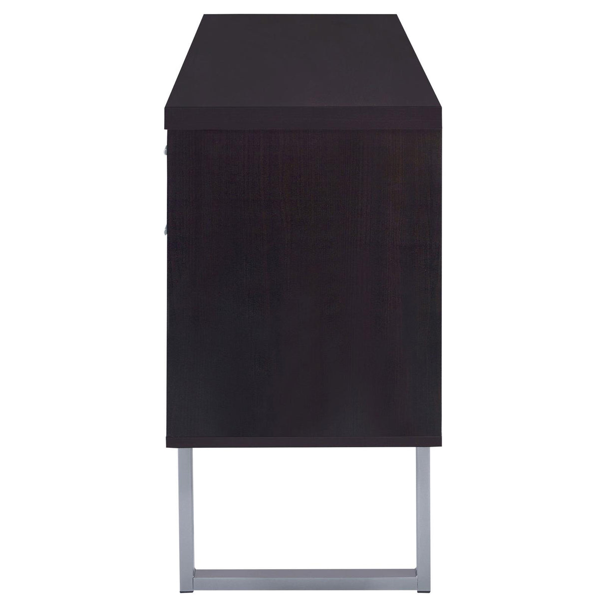 Lawtey Cappuccino 5-Drawer Credenza with Adjustable Shelf from Coaster - Luna Furniture