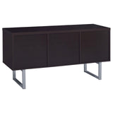 Lawtey Cappuccino 5-Drawer Credenza with Adjustable Shelf from Coaster - Luna Furniture