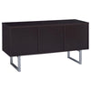 Lawtey 5-drawer Credenza with Adjustable Shelf Cappuccino - 801522 - Luna Furniture