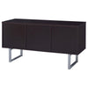Lawtey 5-drawer Credenza with Adjustable Shelf Cappuccino - 801522 - Luna Furniture