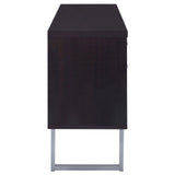 Lawtey Cappuccino 5-Drawer Credenza with Adjustable Shelf from Coaster - Luna Furniture