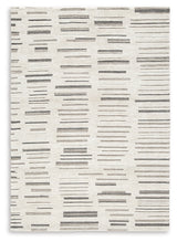 Leesdale Ivory/Brown/Black 5' x 7' Rug from Ashley - Luna Furniture