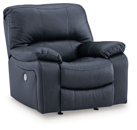 Leesworth Ocean Power Recliner from Ashley - Luna Furniture