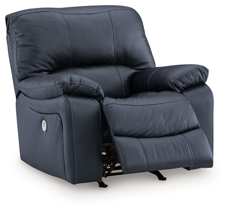 Leesworth Ocean Power Recliner from Ashley - Luna Furniture