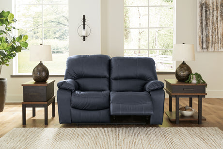 Leesworth Ocean Power Reclining Loveseat from Ashley - Luna Furniture