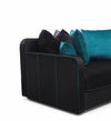Leptis Black Storage Twin Sofa Sleeper - LEPTIS - Luna Furniture