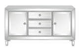 Leticia 3-drawer Accent Cabinet Silver - 950825 - Luna Furniture