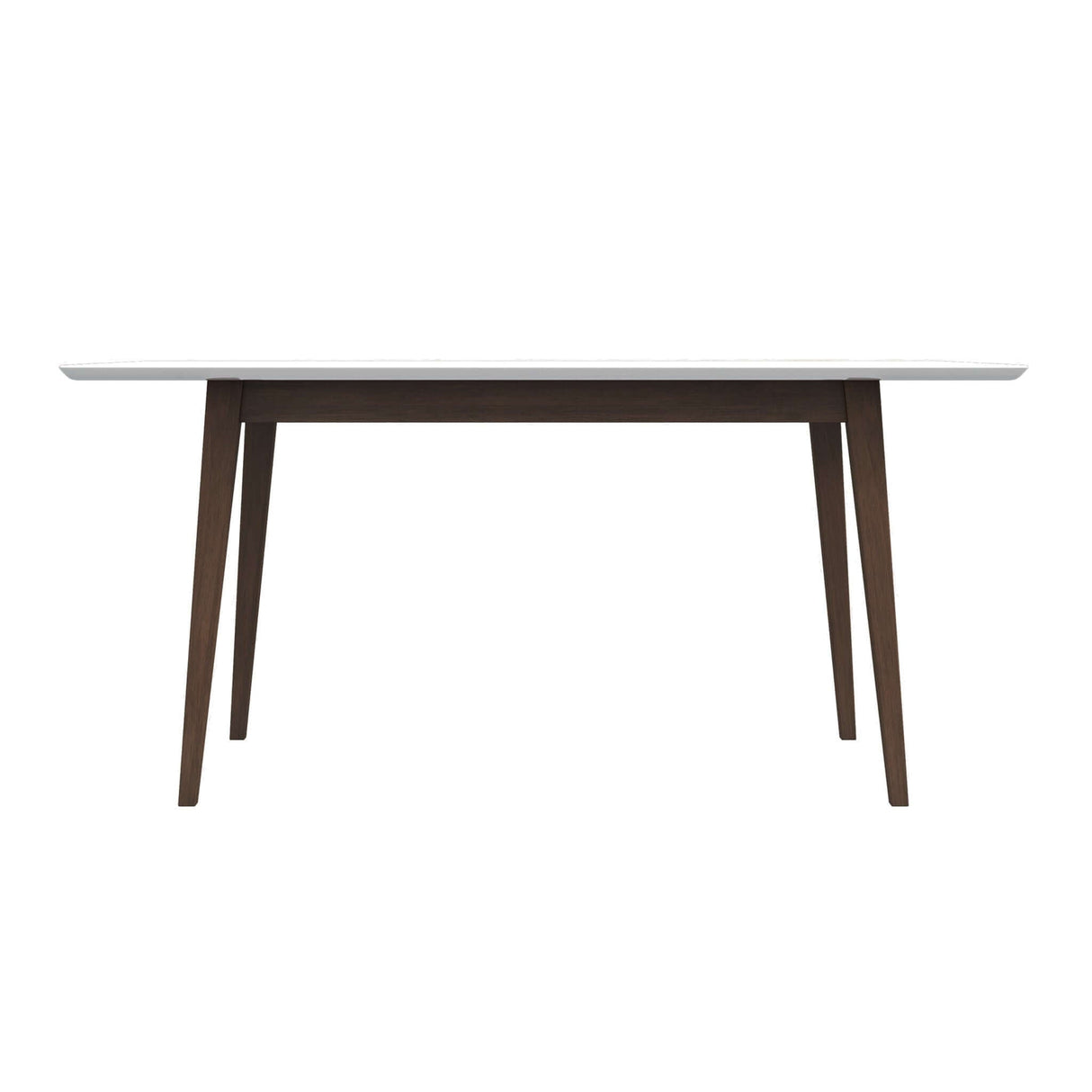 Levi Modern Style Solid Wood Rectangular Dining Kitchen Table Walnut / 63" from Midinmod - Luna Furniture