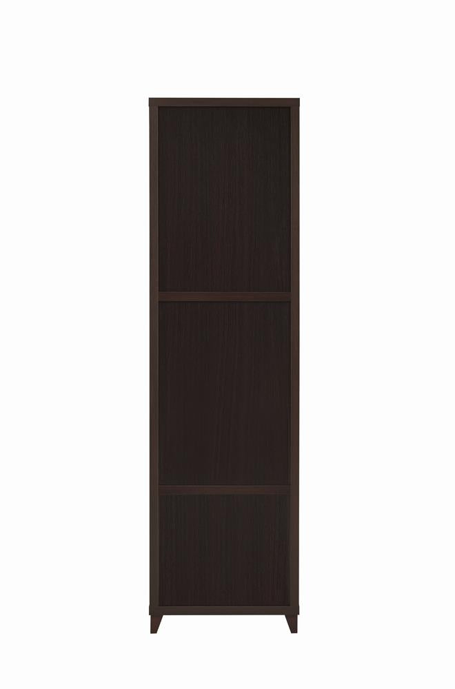 Lewes Cappuccino 2-Drawer Media Tower from Coaster - Luna Furniture
