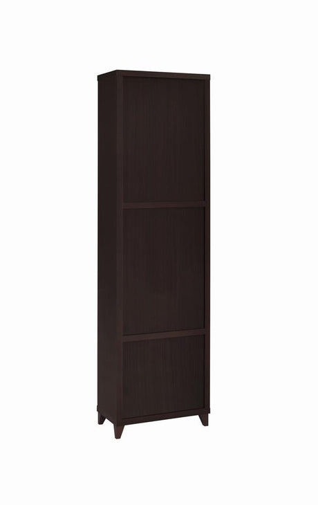 Lewes Cappuccino 2-Drawer Media Tower from Coaster - Luna Furniture